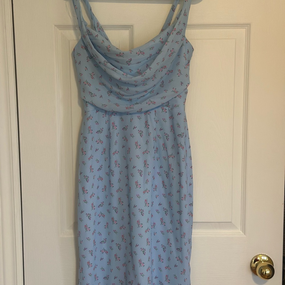 Floral Blue Dress - Picture 5 of 7
